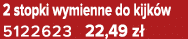 2 stopki wymienne do kijk w 5122623 22,49 z 
