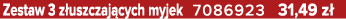 Zestaw 3 z uszczaj cych myjek 7086923 31,49 z 