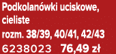 Podkolan wki uciskowe, cieliste rozm. 38/39, 40/41, 42/43 6238023 76,49 z 