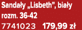 Sanda y „Lisbeth”, bia y rozm. 36 42 7741023 179,99 z 