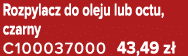 Rozpylacz do oleju lub octu, czarny C100037000 43,49 z 