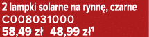 2 lampki solarne na rynn , czarne C008031000 58,49 z 48,99 z 1
