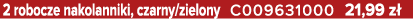 2 robocze nakolanniki, czarny/zielony C009631000 21,99 z 