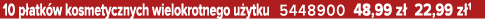 10 p atk w kosmetycznych wielokrotnego u ytku 5448900 48,99 z 22,99 z 1
